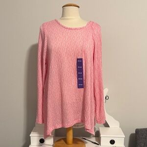 Chelsea & Theodore Pink Long Sleeve Top